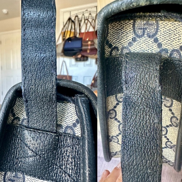 Gucci Navy PVC Crossbody Bag - Picture 10 of 16